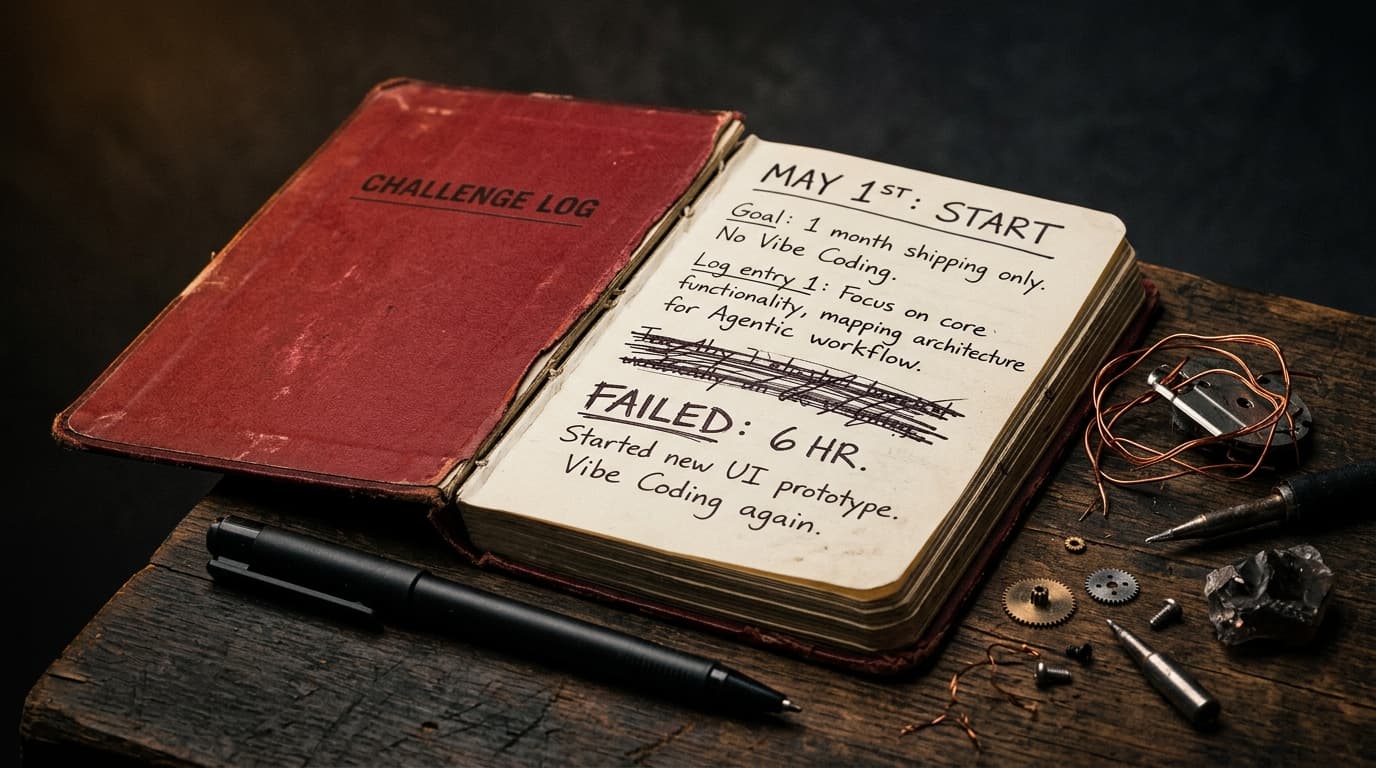 The May Challenge: Stop Vibe Coding (Failed i 6 Timer)